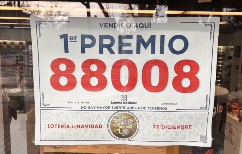 El 88008, El Gordo de la Lotería de Navidad de 2023